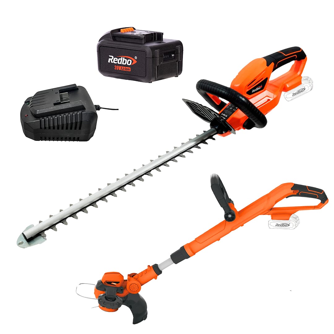 ORILLADORA + CORTASETOS INALAMBRICO + BAT 3.0 AH + CARGADOR - 1