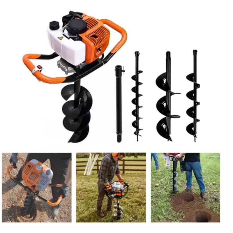 AHOYADOR BARRENO 63CC + 3 BROCAS + EXTESION - TECNOLOGIA AMERICANA - 1