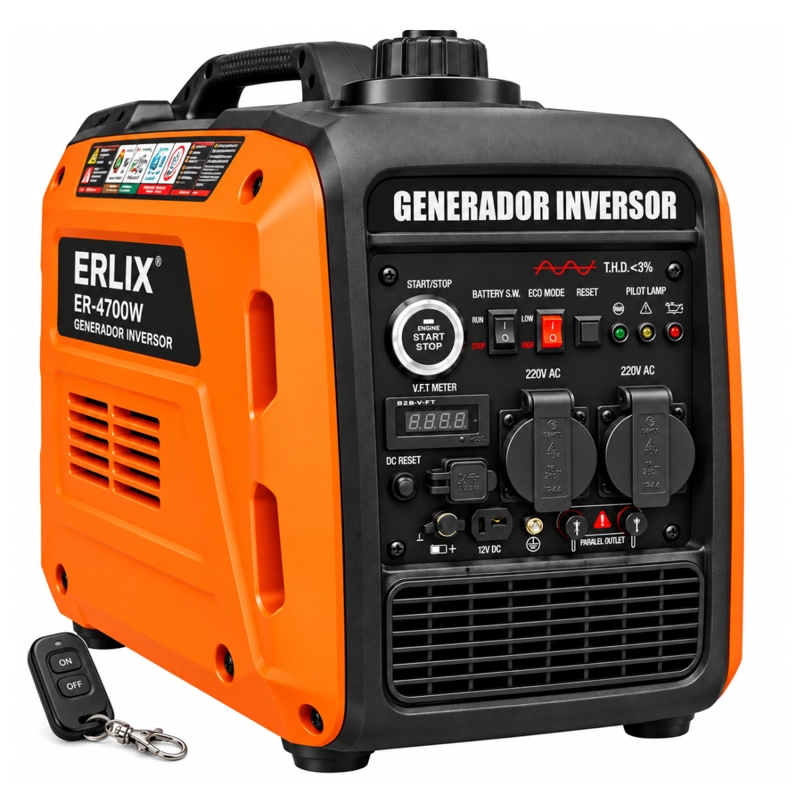 GENERADOR INVERTER INSONORO 4700 WATTS - PARTIDA ELECTRICA - 1