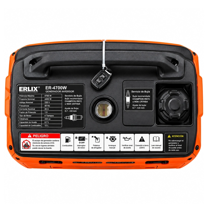 GENERADOR INVERTER INSONORO 4700 WATTS - PARTIDA ELECTRICA - 3