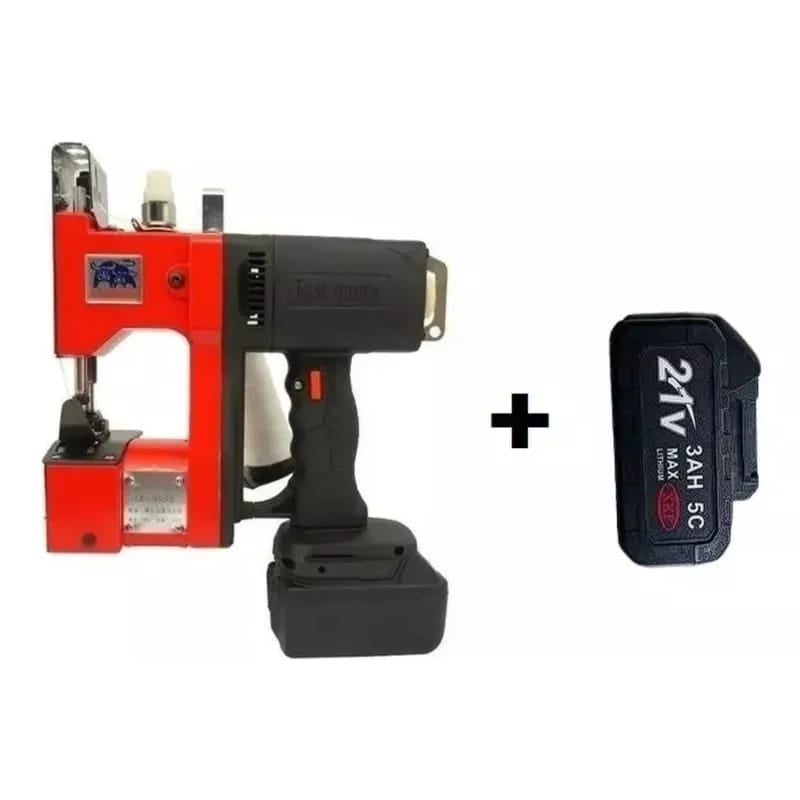MAQUINA COSEDORA DE SACOS INALAMBRICA + 1 BATERIA ADICIONAL - 3