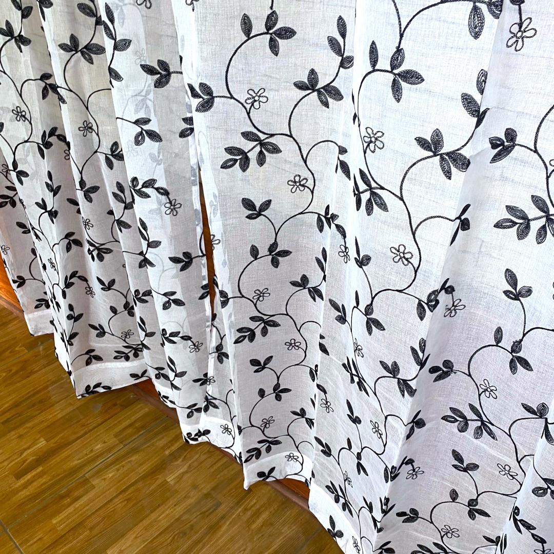 SET VISILLO LINO BORDADO - 4