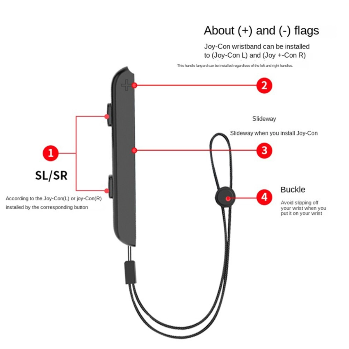 CORREAS JOY CON ALTERNATIVAS PARA MANDO NINTENDO SWITCH NEGRAS - 3