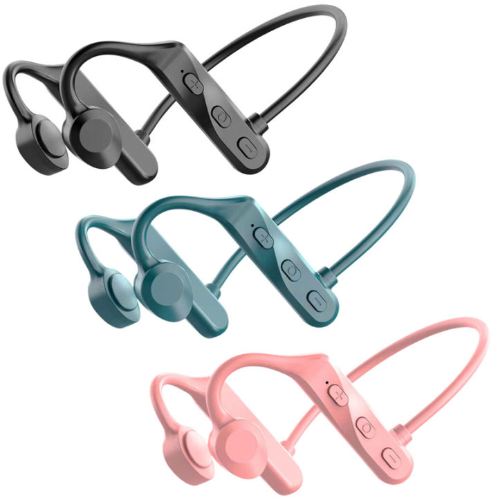 AUDIFONOS CONDUCCION OSEA SPORT TREQA BLUETOOTH 5.3 ROSA - 2