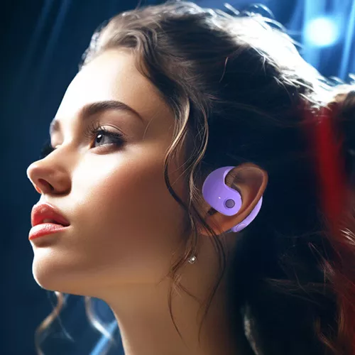 AUDIFONOS INALAMBRICOS OWS EARBUDS MORADOS - 2