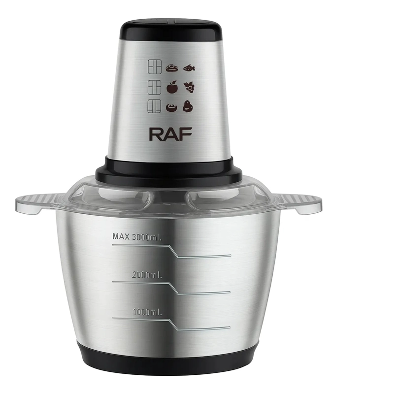 PROCESADOR DE ALIMENTOS ELE CTRICO 3L 1000W ACERO INOXIDABLE