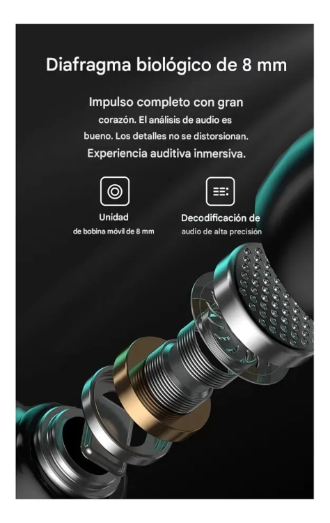 AUDIFONOS INALAMBRICOS GAMER M25 CON BLUETOOTH 5.3, BAJA LATENCIA, PANTALLA LED, CANCELACION DE RUID - 2