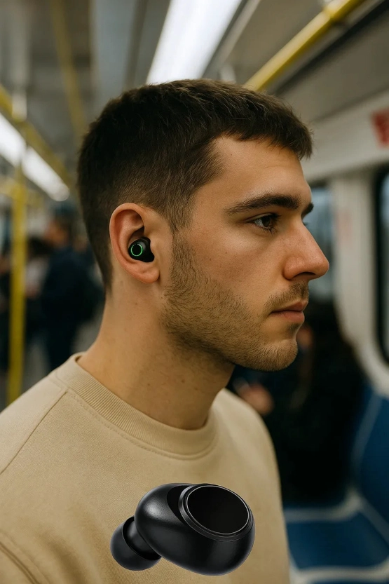 AUDIFONOS INALAMBRICOS GAMER M25 CON BLUETOOTH 5.3, BAJA LATENCIA, PANTALLA LED, CANCELACION DE RUID - 7
