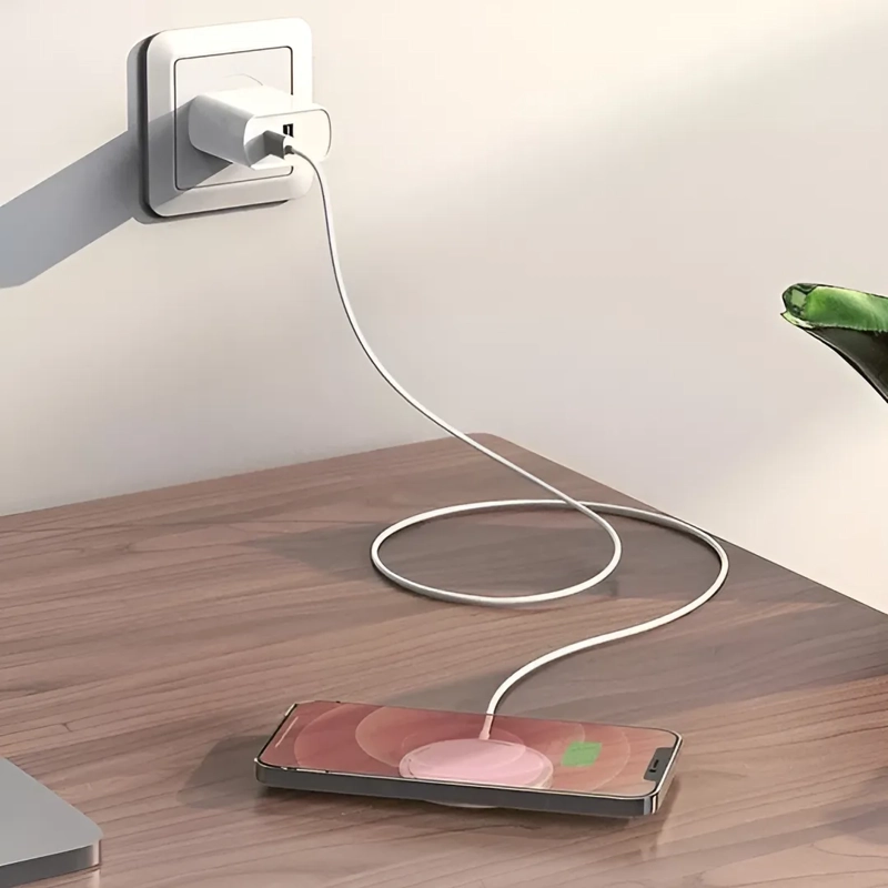 CARGADOR PARA MAGSAFE MAGNETICO CARGA RAPIDA INALAMBRICO USB C CARGADOR MAGNE TICO 15W - 4