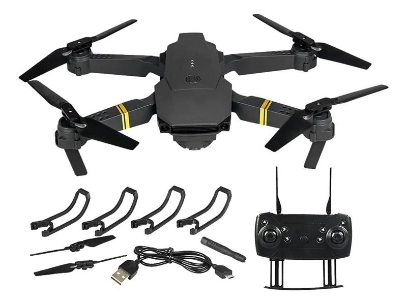 DRON 998PRO 4K ULTRA HD DOBLE CÁMARA WIFI PLEGABLE GIRO 360° - 6