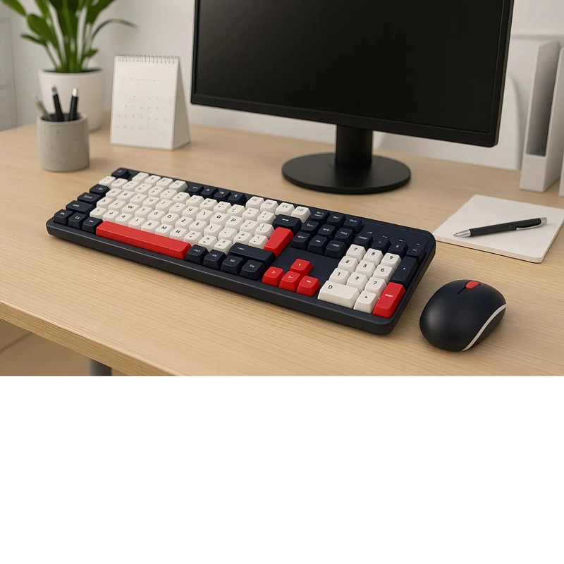 KIT TECLADO + MOUSE INALAMBRICO GAMER TECLADO INALAMBRICO Y MOUSE BLUETOOTH RECARGABLES SILENCIOSOS - 2