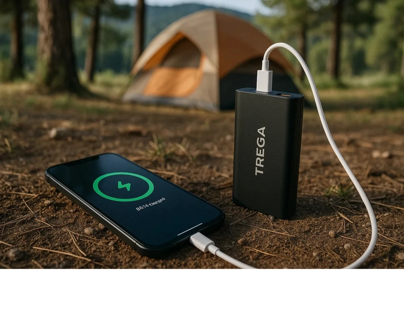 CARGADOR PORTATIL POWER BANK 10000MAH TR-964 NEGRO - 2