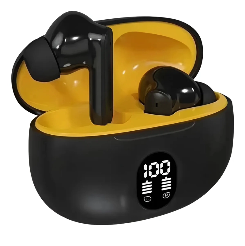 GENÉRICO AUDIFONOS INALAMBRICOS SPORT SONIDO HI-FI MICROFONO HD TWS NEGRO