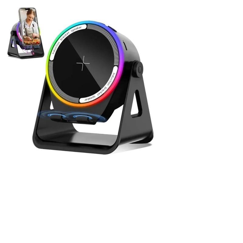GENÉRICO PARLANTE ZJ08 CON SONIDO POR INDUCCION SIN BLUETOOTH - SOPORTE PARA TELE FONO Y TABLET