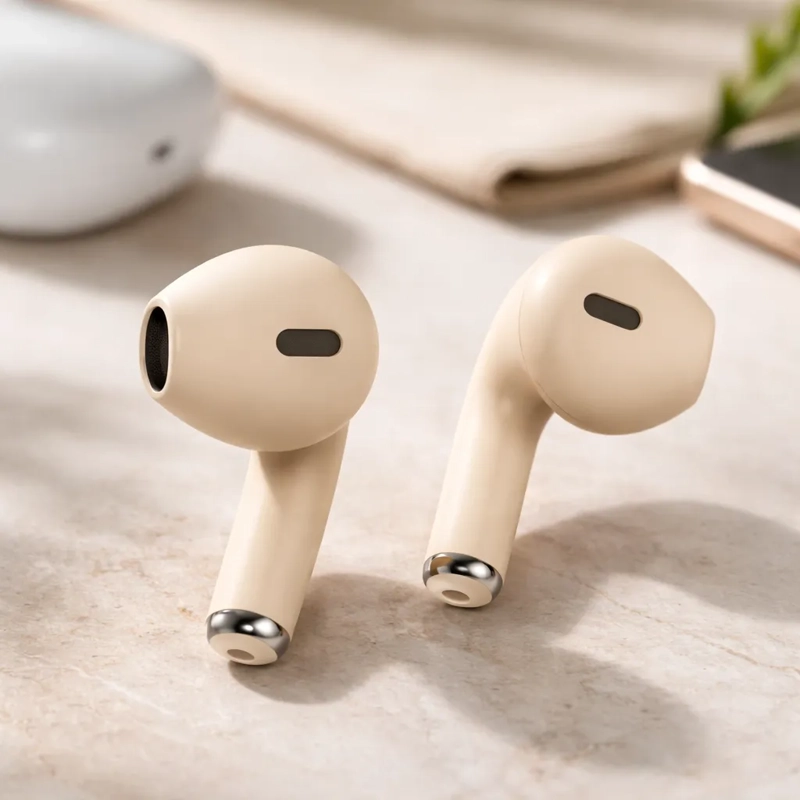 AUDÍFONOS INALÁMBRICOS BLUETOOTH HT09 ALTA FIDELIDAD CON ESTUCHE DE CARGA - 3