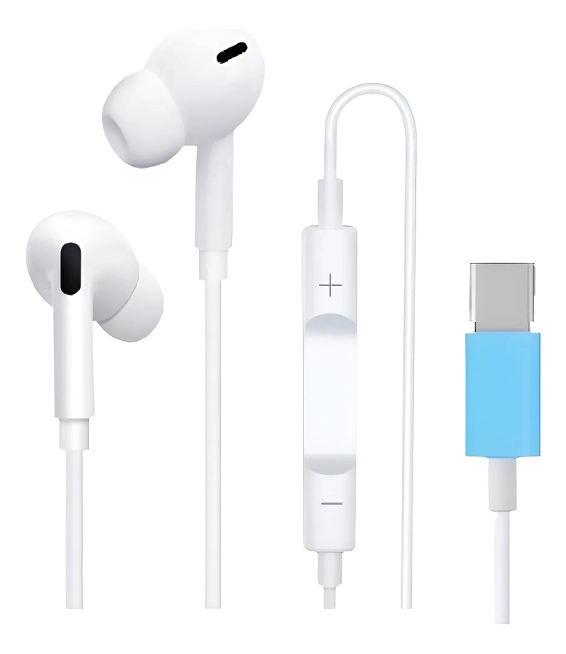 AUDIFONOS ENTRADA TIPO C IN-EAR CON GOMA PARA ANDROIDE - 1