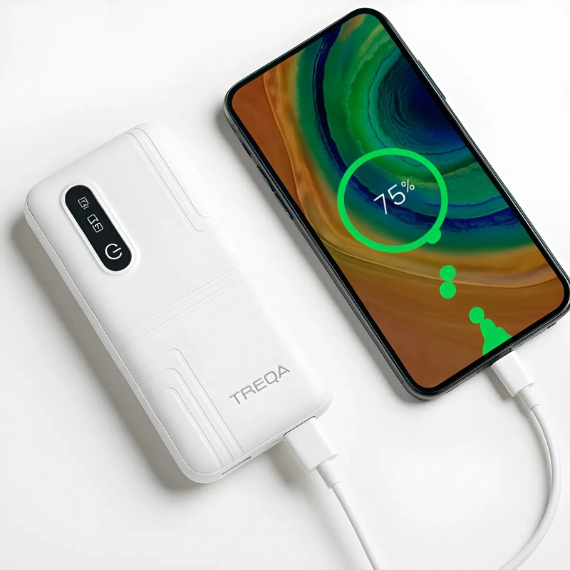 CARGADOR PORTATIL POWER BANK 10000MAH 3 USB + LINTERNA - 5