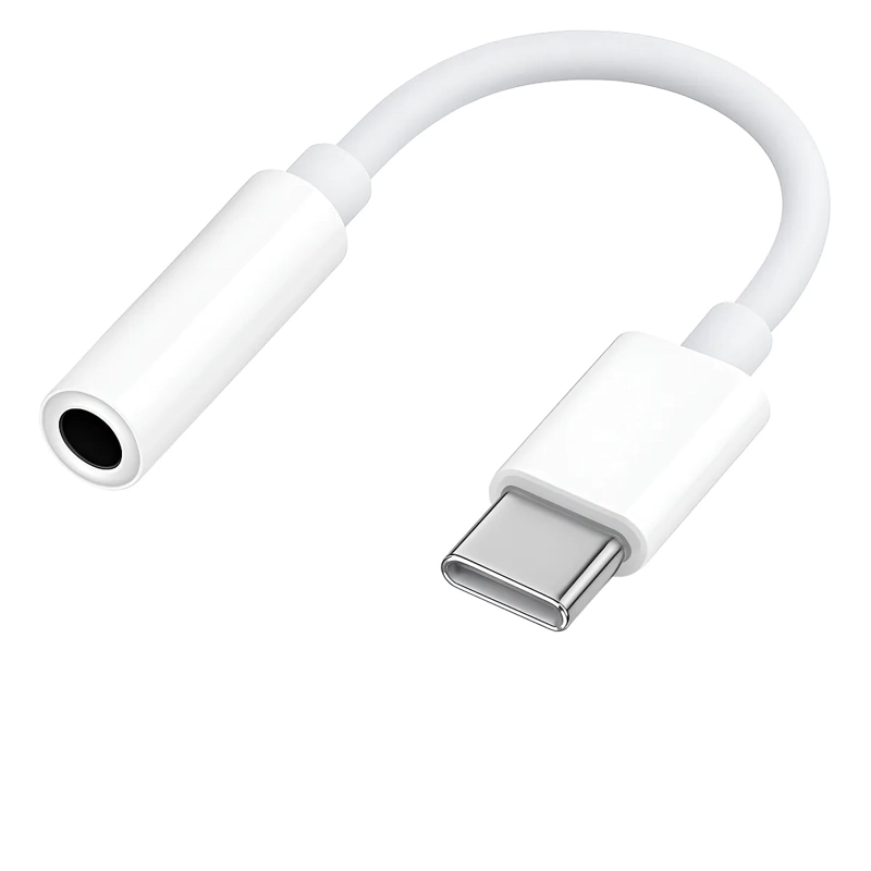 ADAPTADOR DE AUDIFONOS TIPO C A CONECTOR DE AUDIO JACK 3.5MM - 1