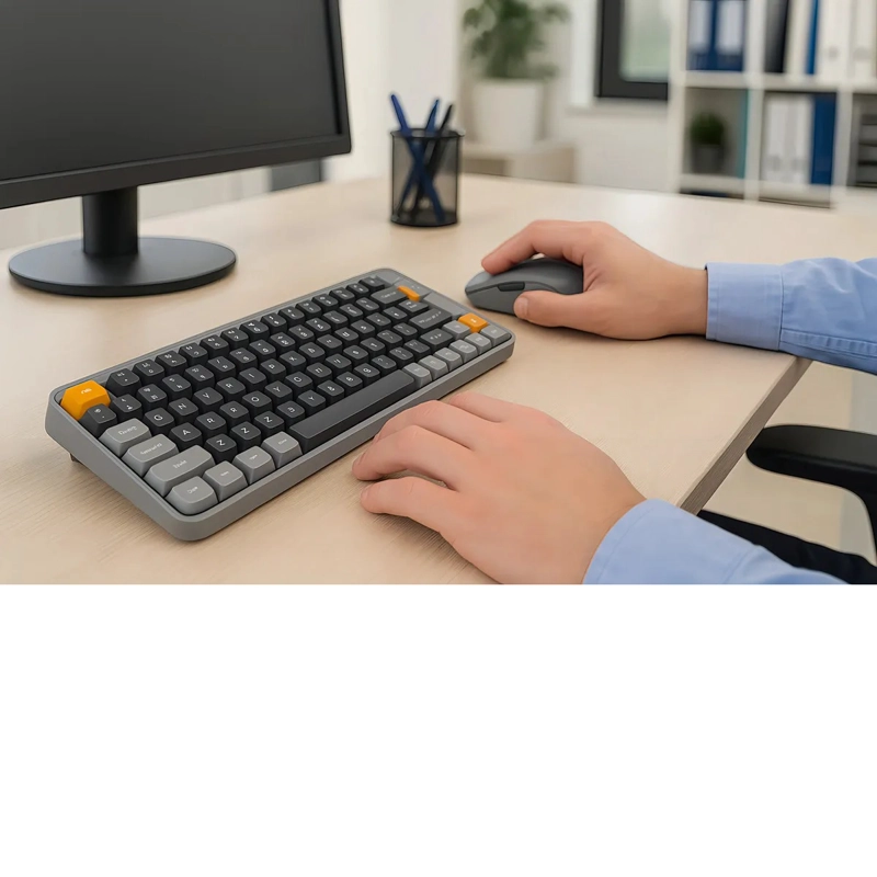 KIT TECLADO+MOUSE INALAMBRICO GAMER TECLADO INALAMBRICO Y MOUSE BLUETOOTH RECARGABLES - 3