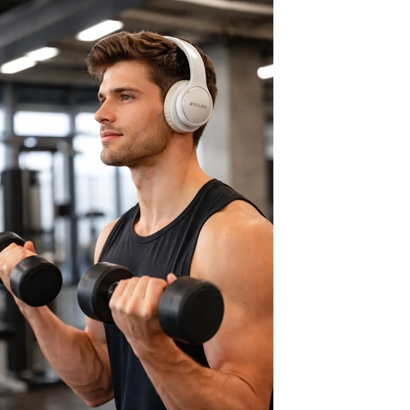 AUDIFONOS BLUETOOTH SL-28 INALAMBRICOS CON MICROFONO INTEGRADO BATERIA LARGA DURACION - 3