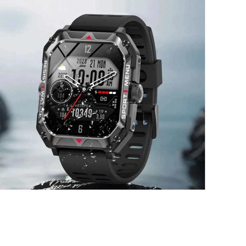 SMARTWATCH DEPORTIVO RELOJ INTELIGENTE TACTIL OUTDOOR IP68 LLAMADAS BT5.1 PANTALLA 2.02 - 3