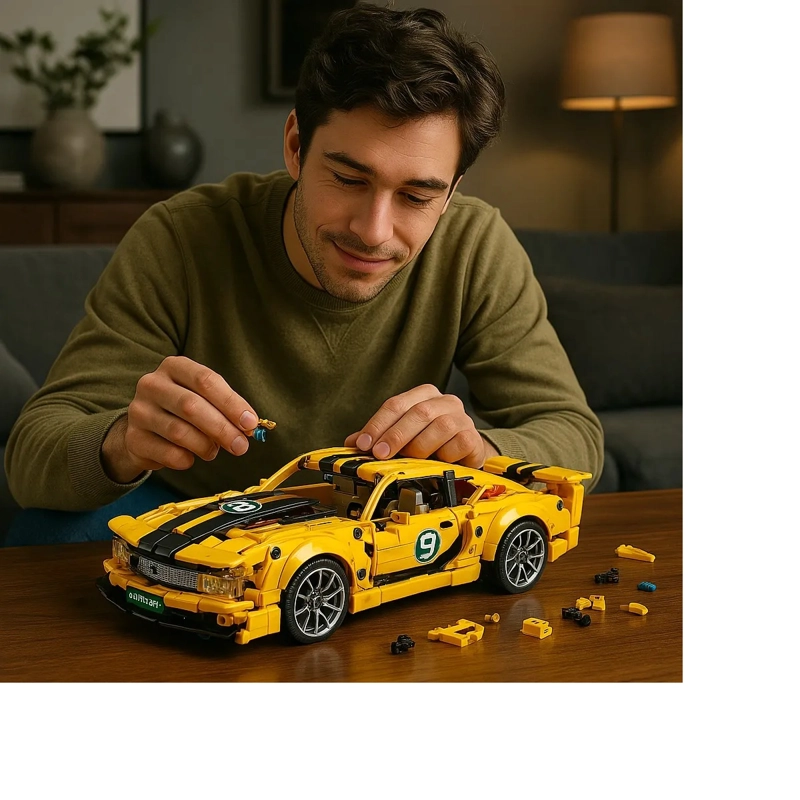 ROMPECABEZAS PUZZLE 3D AUTO ARMABLE DIY COLECCION 25CM - 4