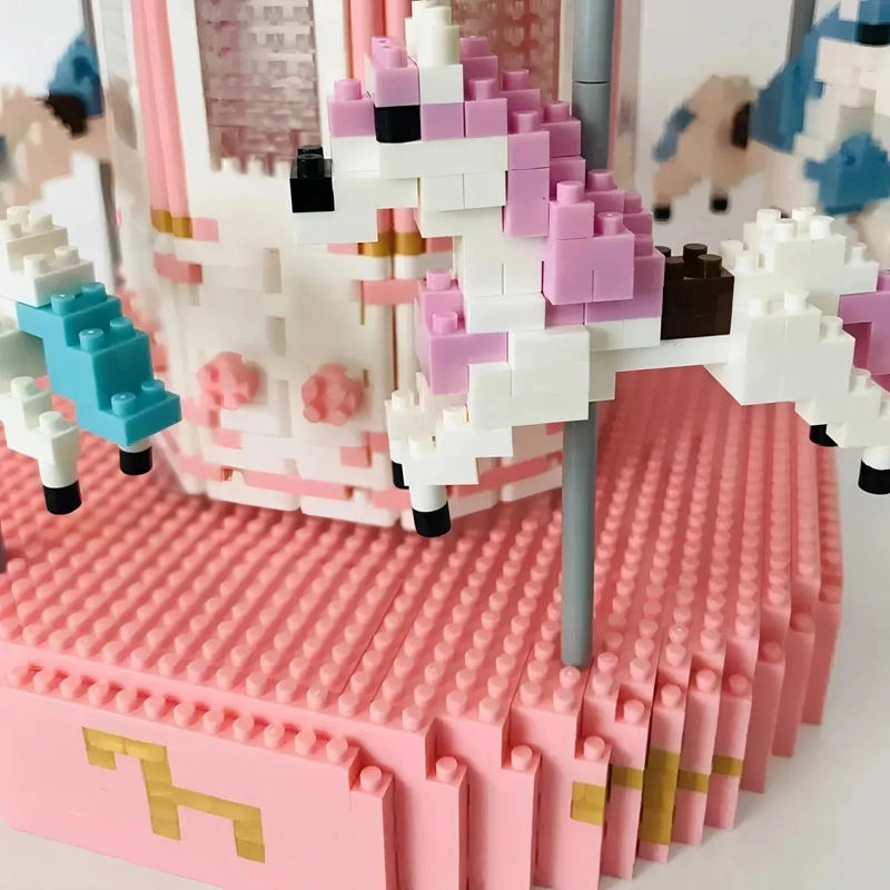 SET DE CONSTRUCCION MINI BLOCKS 3D 2760 PIEZAS EN CAJA VERSION DEL PERSONAJE CARRUSEL 2760 CARRUSEL - 3