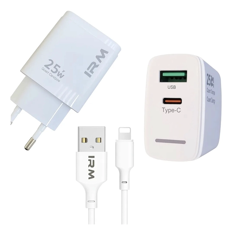CARGADOR 25W PARA IPHONE, CARGA RAPIDA, DOBLE PUERTO, POTENTE Y SEGURO, CERTIFICACION SEC - 4