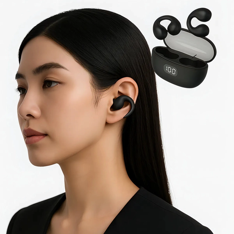 AURICULARES DEPORTIVOS BLUETOOTH 5.3 PANTALLA LED, RESISTENTES AL AGUA, COMODOS. - 2