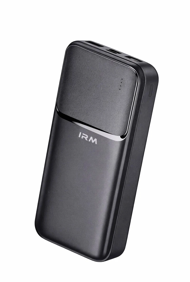 POWER BANK IR40 20000MAH, BANCO DE ENERGIA PORTATIL 10W, DOBLE USB, INDICADOR LED CARGA SEGURA - 1