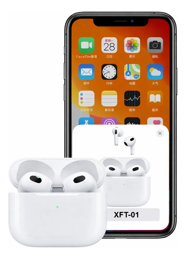 AUDIFONOS INALAMBRICOS XFT-01 EARBUDS CON BLUETOOTH ESTABLE, ESTUCHE DE CARGA PORTATIL - 1