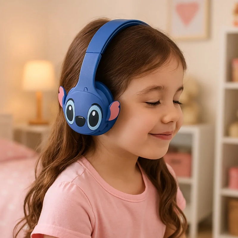 AUDIFONO INFANTIL INALAMBRICO HIFI RECARGABLE 40MM MICROFONO - 4