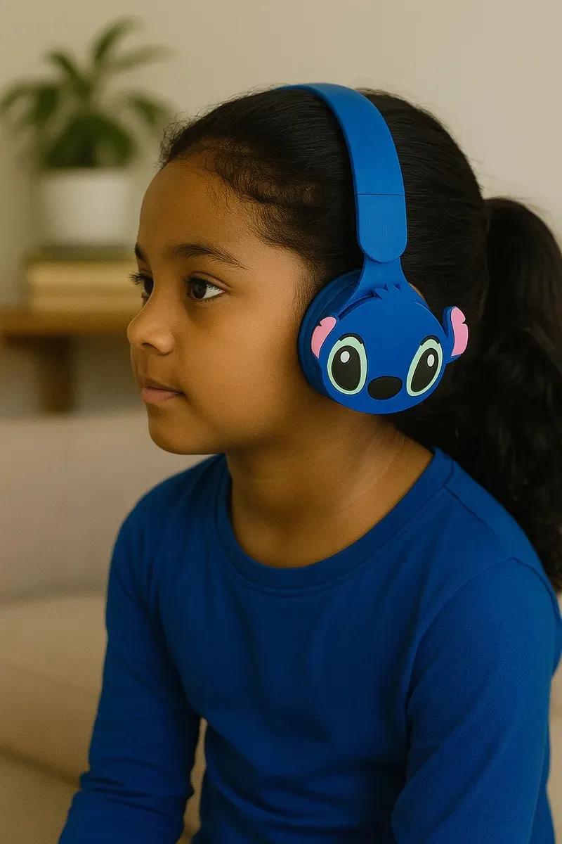 AUDIFONO INFANTIL INALAMBRICO HIFI RECARGABLE 40MM MICROFONO - 9