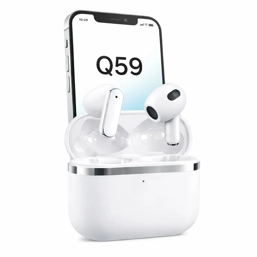 AUDIFONOS INALAMBRICOS Q59 BLUETOOTH 5.49 TWS IN EAR CON REDUCCION DE RUIDO Y ESTUCHE DE CARGA TIPO - 7