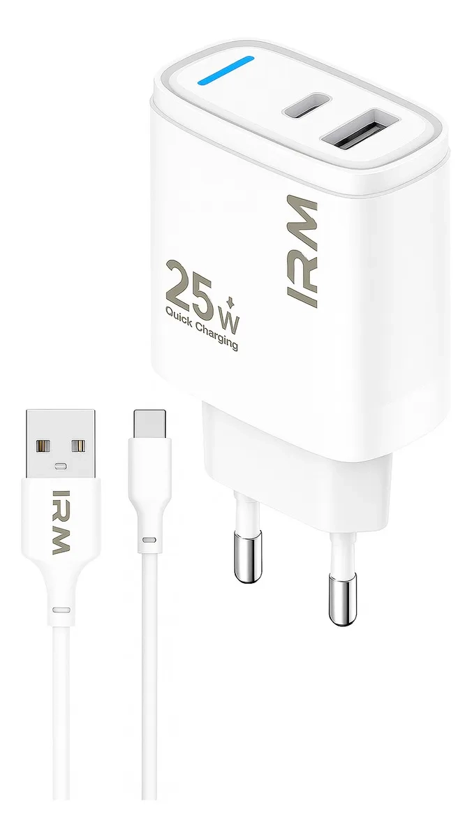 CARGADOR 25W CARGA RAPIDA USB C PARA SAMSUNG GALAXY S20 S21 S22 S23 S24 NOTE10 NOTE20 Z FLIP BLANCO - 4