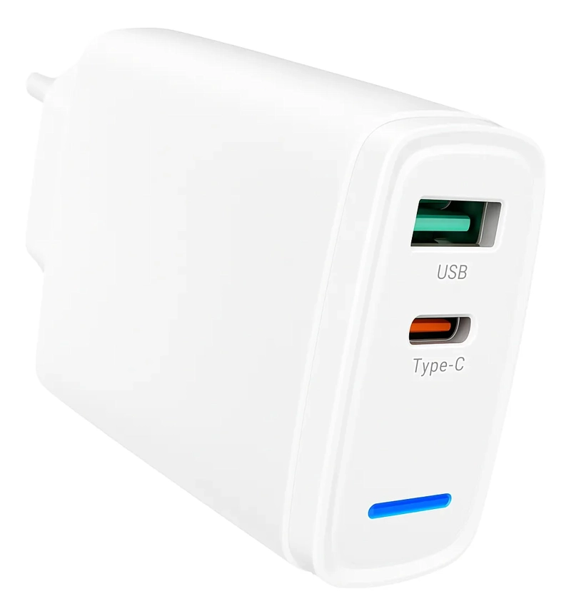 CARGADOR 25W CARGA RAPIDA USB C PARA SAMSUNG GALAXY S20 S21 S22 S23 S24 NOTE10 NOTE20 Z FLIP BLANCO - 5