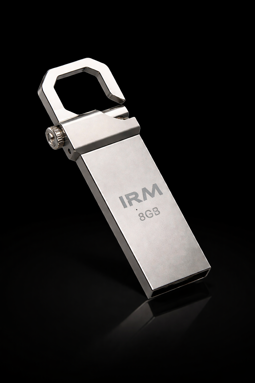 PENDRIVE USB 3.0 FLASH DRIVE 8GB LLAVERO METALICO COLOR PLATEADO ALTA VELOCIDAD - 4