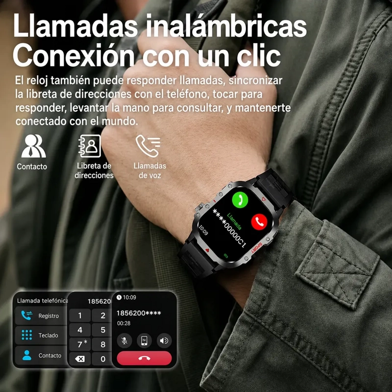 SMARTWATCH H11 DEPORTIVO LLAMADAS BLUETOOTH - 4