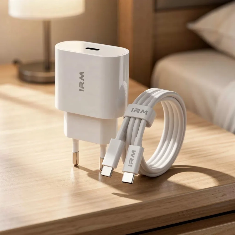 CARGADOR RAPIDO 20W USB C IPHONE SAMSUNG - 7