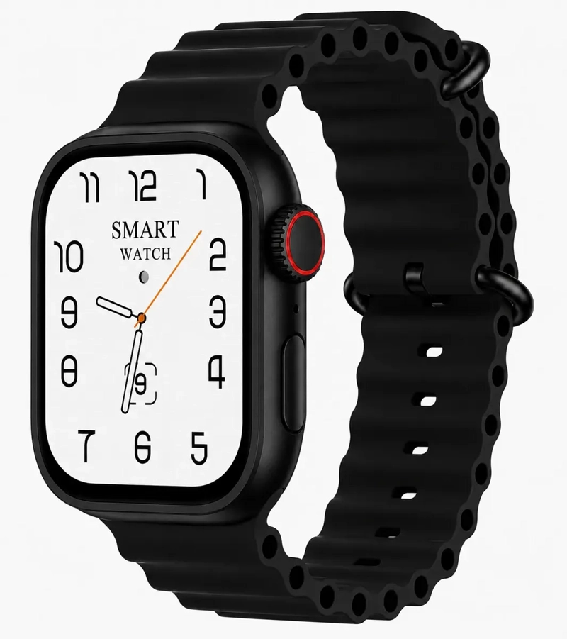 SMARTWATCH ULTRA W9 BLUETOOTH MONITOR SALUD DEPORTES COMPATIBLE IPHONE Y ANDROID NEGRO - 4