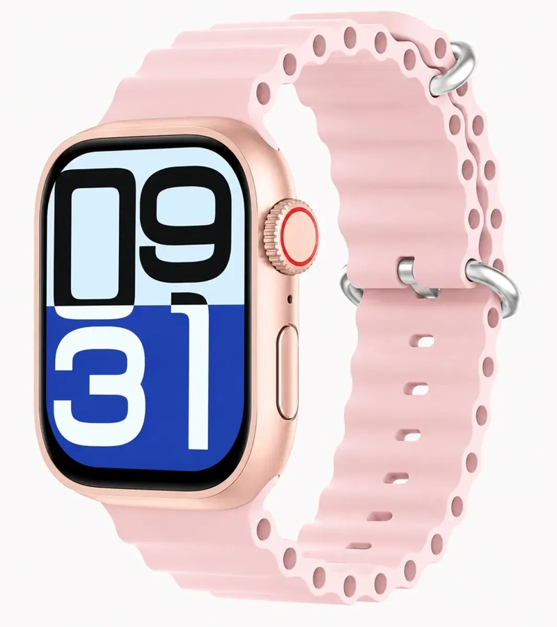 SMARTWATCH W9 ULTRA BLUETOOTH MONITOR SALUD DEPORTES COMPATIBLE IPHONE ANDROID ROSA - 7