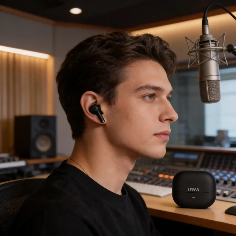 AUDIFONOS BLUETOOTH 5.3 HT09 ALTA FIDELIDAD CON ESTUCHE DE CARGA INALAMBRICOS - 3