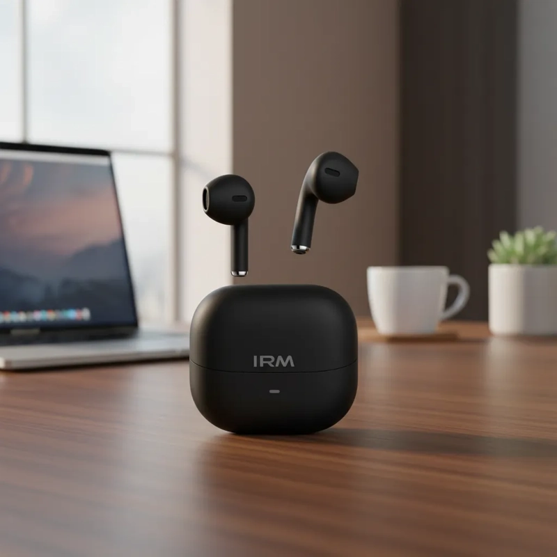 AUDIFONOS BLUETOOTH 5.3 HT09 ALTA FIDELIDAD CON ESTUCHE DE CARGA INALAMBRICOS - 4