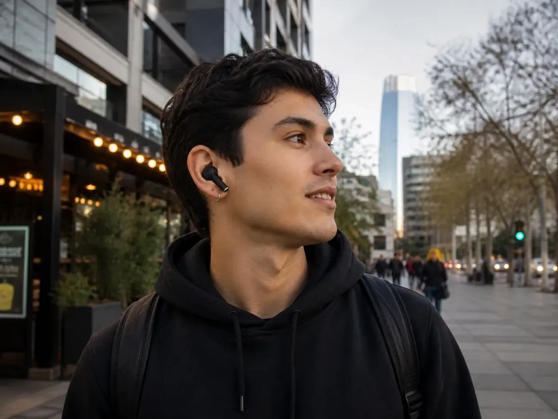 AUDIFONOS BLUETOOTH 5.3 HT09 ALTA FIDELIDAD CON ESTUCHE DE CARGA INALAMBRICOS - 7
