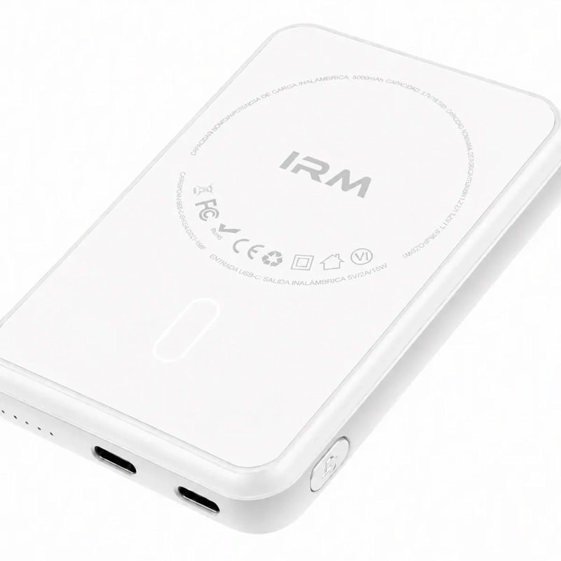 POWER BANK MAGNETICO 5000MAH PD 20W INALAMBRICO COMPATIBLE IPHONE Y ANDROID - 4