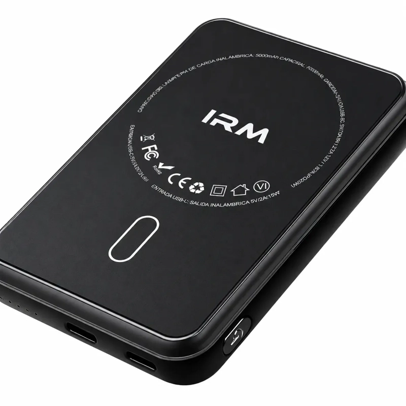 POWER BANK MAGNETICO INALAMBRICO 5000MAH PD 20W COMPATIBLE IPHONE ANDROID - 5