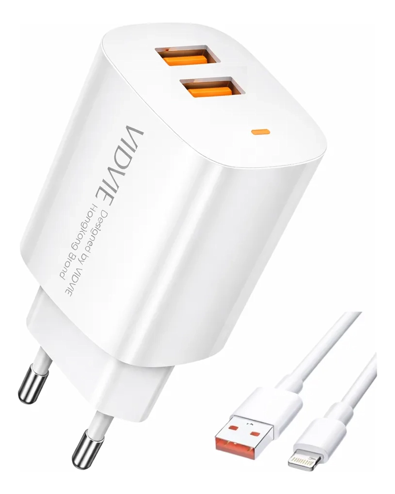 CARGADOR CARGA RAPIDA 2.4A COMPATIBLE CON IPHONE 8 11 12 13 14 - 1