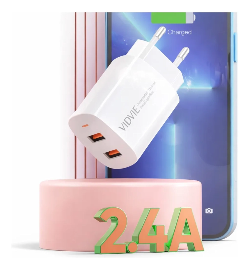 CARGADOR CARGA RAPIDA 2.4A COMPATIBLE CON IPHONE 8 11 12 13 14 - 4