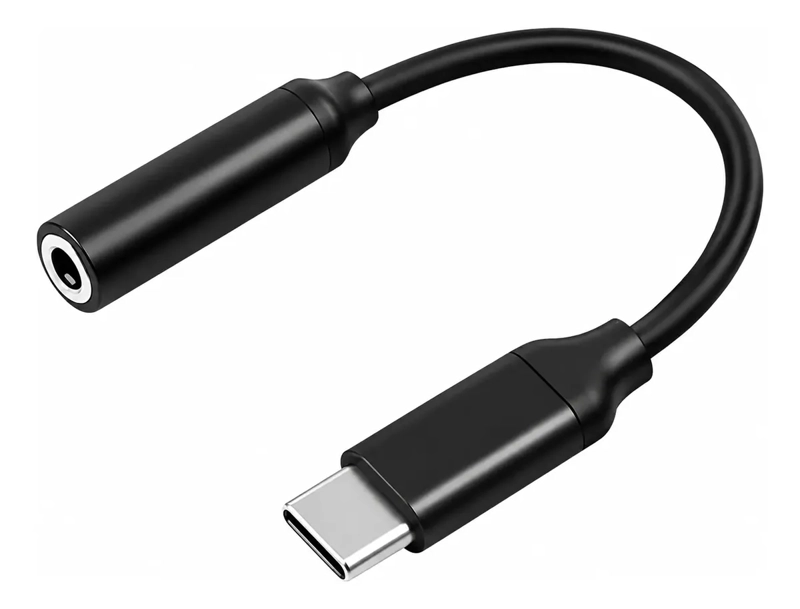 ADAPTADOR DE AUDIO USB TIPO C A JACK 3.5MM PARA AUDIFONOS Y MICROFONO - 2