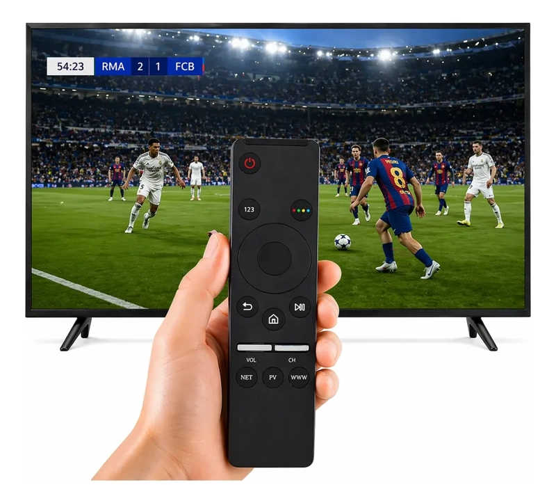 CONTROL REMOTO COMPATIBLE CON SAMSUNG SMART TV REEMPLAZO UNIVERSAL - 1